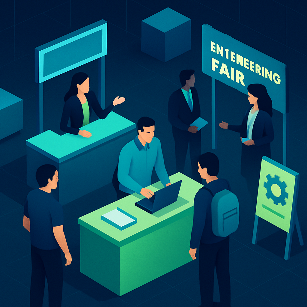 Internship fair for engineering students