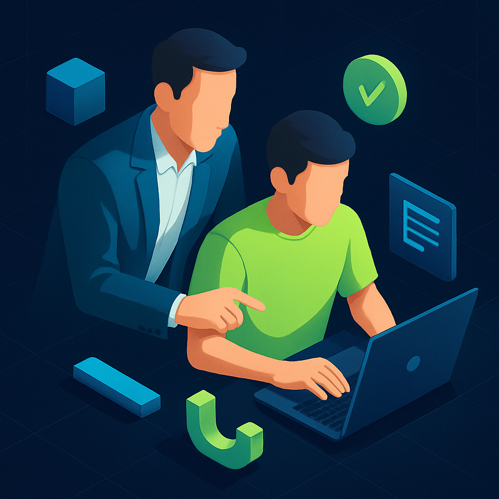 Mentorship during an internship
