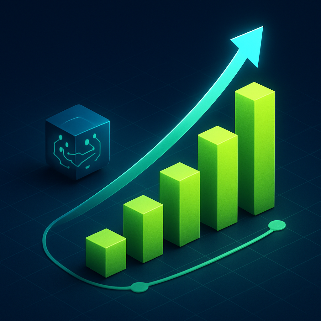 Growth of AI startups infographic